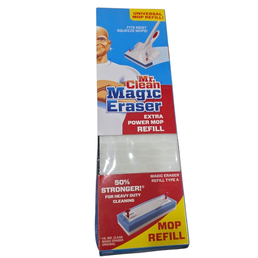 Mr. Clean Magic Eraser Extra Power Mop Refill Type A Universal Fits Most Mops